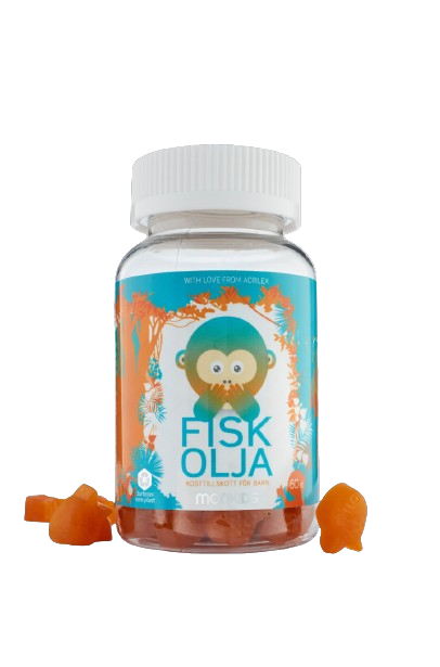 Kalanöljy Lapset Sitruuna 60 kpl